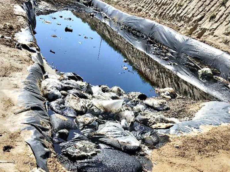 18甘肅慶陽(yáng)廢棄泥漿池子固化