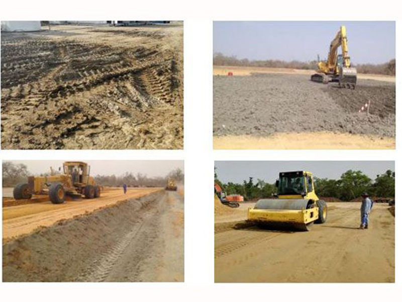 14赤道附近雨季國家——油田達(dá)標(biāo)處理泥漿巖屑+沙質(zhì)土面層固化